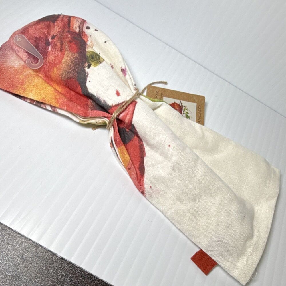 DEMDACO Dean Crouser Cardinal Bird Tea Towel & Spoon 2pc Set, Machine Wash - Picture 5 of 6